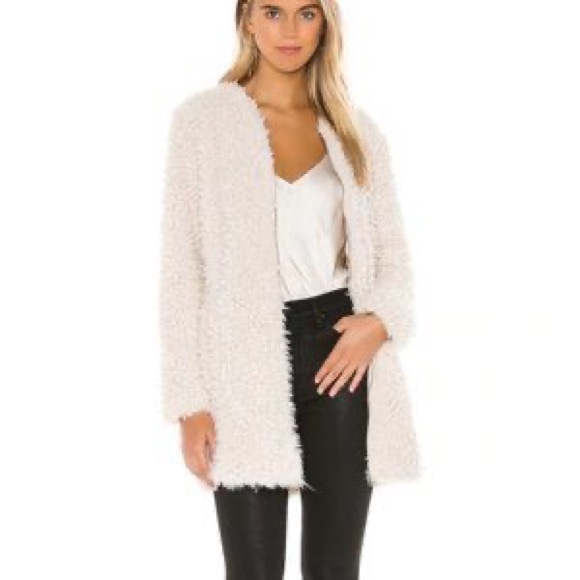 NWOT BB Dakota Fuzzy Ivory Teddy Jacket Small - Picture 2 of 6
